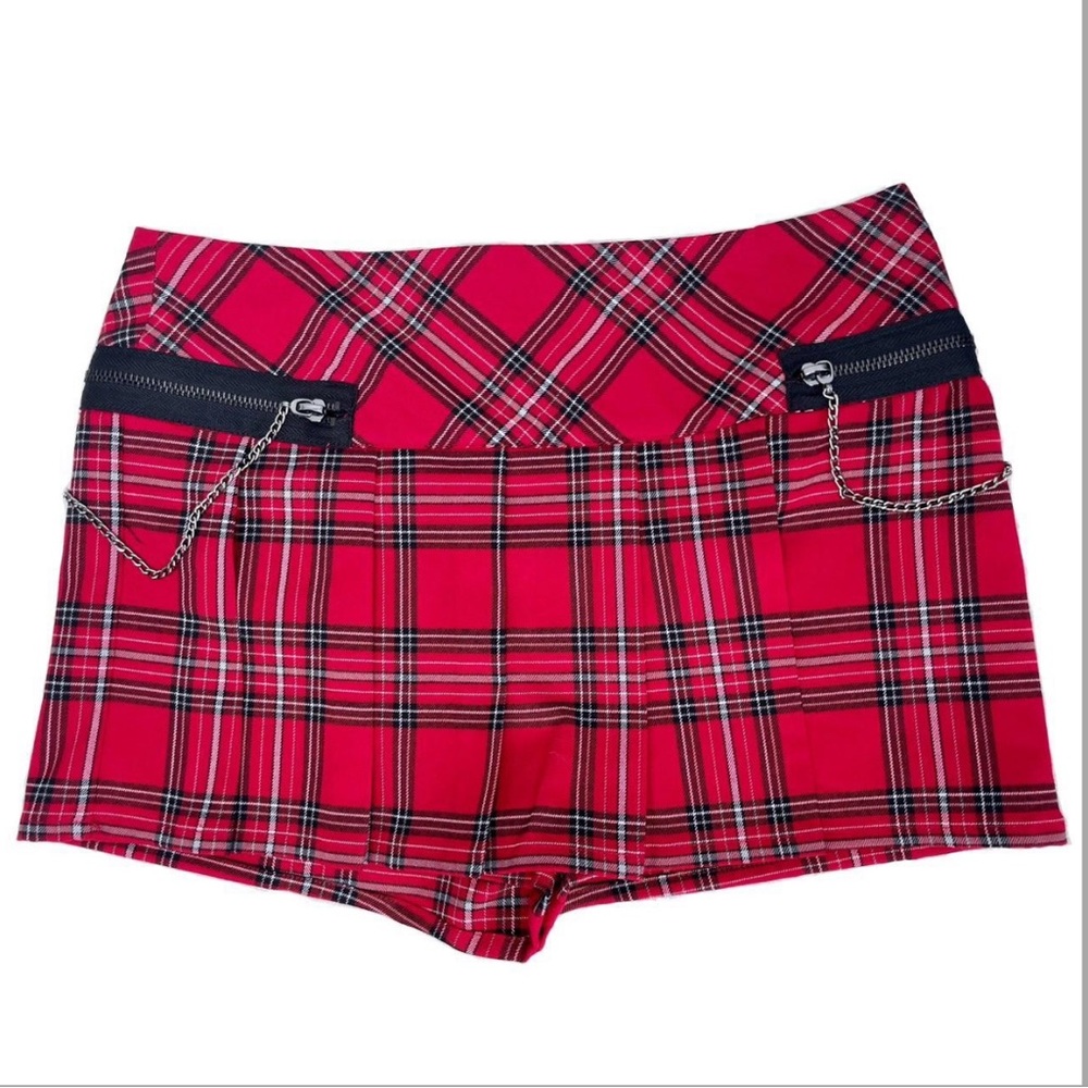 F21 Plaid Skirt